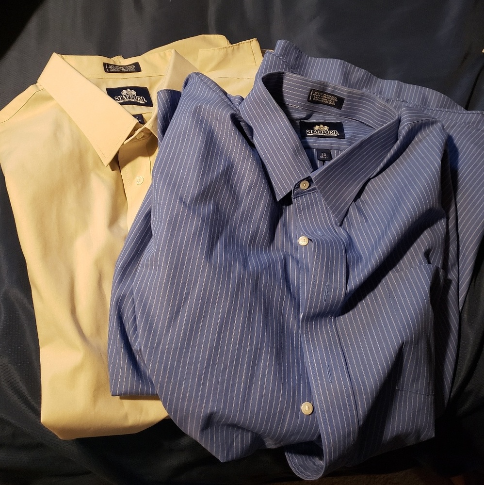 2 Stafford Dress shirts